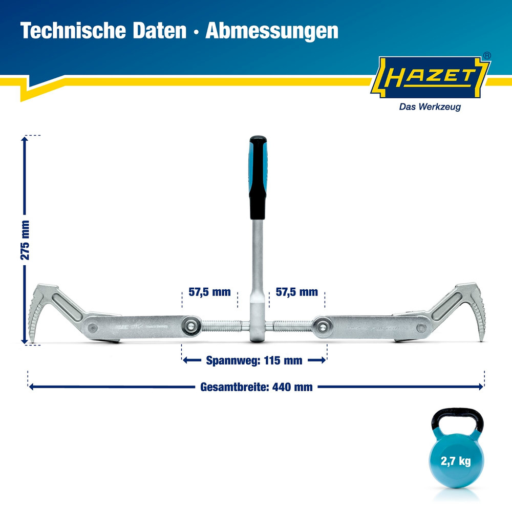 HAZET Balken-Zuggerät 1774-1 Produktbild img8 L
