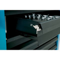 HAZET Werkstattwagen Assistent 177 ∙ Sortiment 177-7/217 ∙ 217-teilig ∙ Schubladen, flach: 6× 79 x 527 x 348 mm ∙ Schubladen, hoch: 1× 164 x 527 x 348 mm Produktbild img5 S