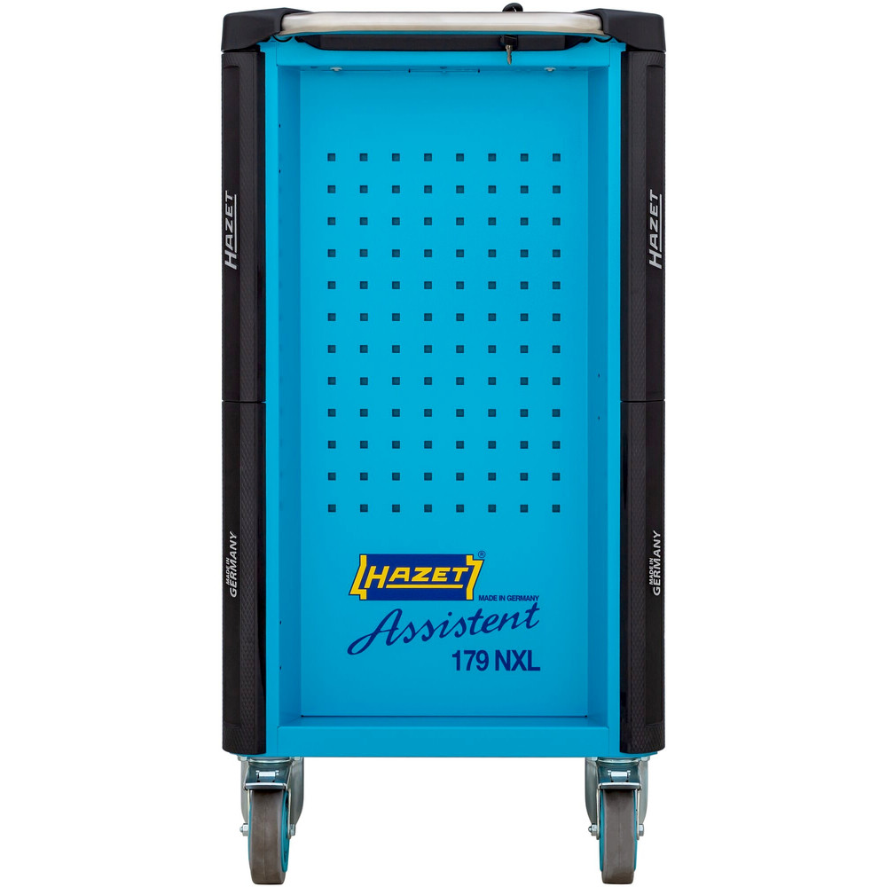 HAZET Werkstattwagen Assistent 179NXL ∙ Sortiment 179NXL-7/265 ∙ 265-teilig ∙ Schubladen, flach: 5× 81 x 696 x 398 mm ∙ Schubladen, hoch: 2× 166 x 696 x 398 mm Produktbild img6 L
