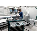 HAZET Werkstattwagen Assistent 179NXXLD ∙ Sortiment 179NXXL-8D/619 ∙ 619-teilig ∙ Schubladen, flach: 7× 81 x 870 x 522 mm ∙ Schubladen, hoch: 1× 166 x 870 x 522 mm Produktbild img2 S