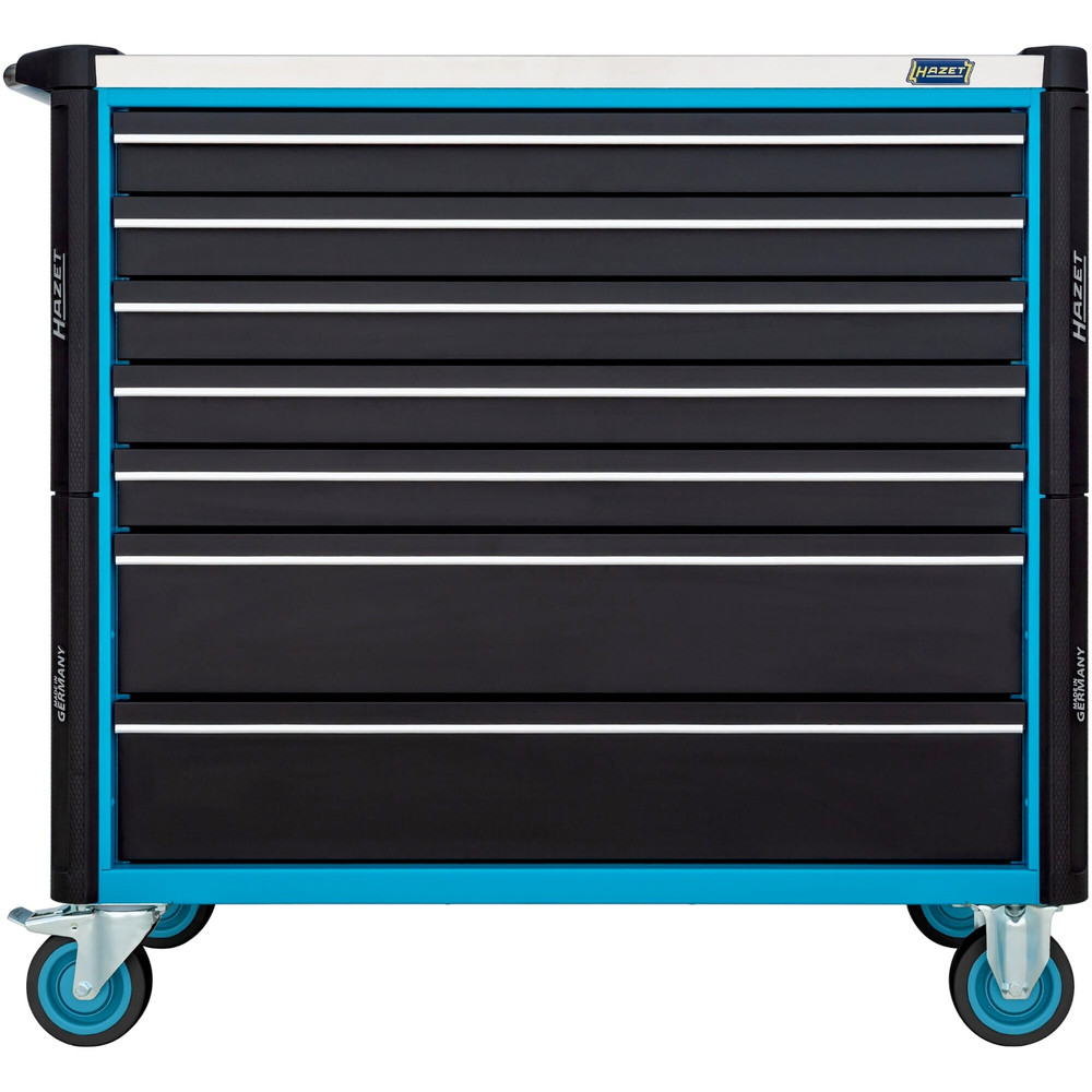 HAZET Werkstattwagen Assistent 179NXXL ∙ Sortiment 179NXXL-7/340 ∙ 340-teilig ∙ Schubladen, flach: 5× 81 x 870 x 398 mm ∙ Schubladen, hoch: 2× 166 x 870 x 398 mm Produktbild img6 L