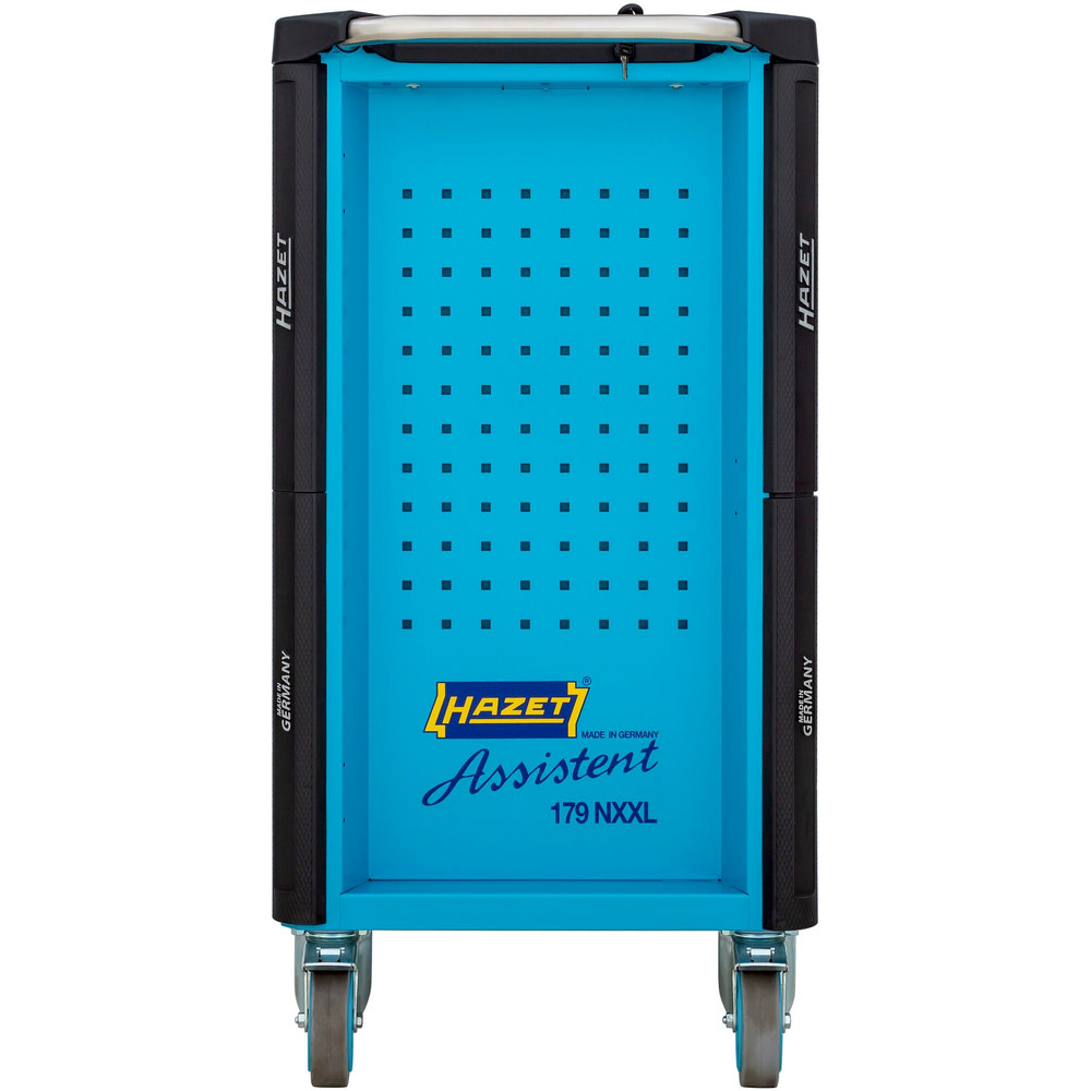 HAZET Werkstattwagen Assistent 179NXXL ∙ Sortiment 179NXXL-7/340 ∙ 340-teilig ∙ Schubladen, flach: 5× 81 x 870 x 398 mm ∙ Schubladen, hoch: 2× 166 x 870 x 398 mm Produktbild img4 L