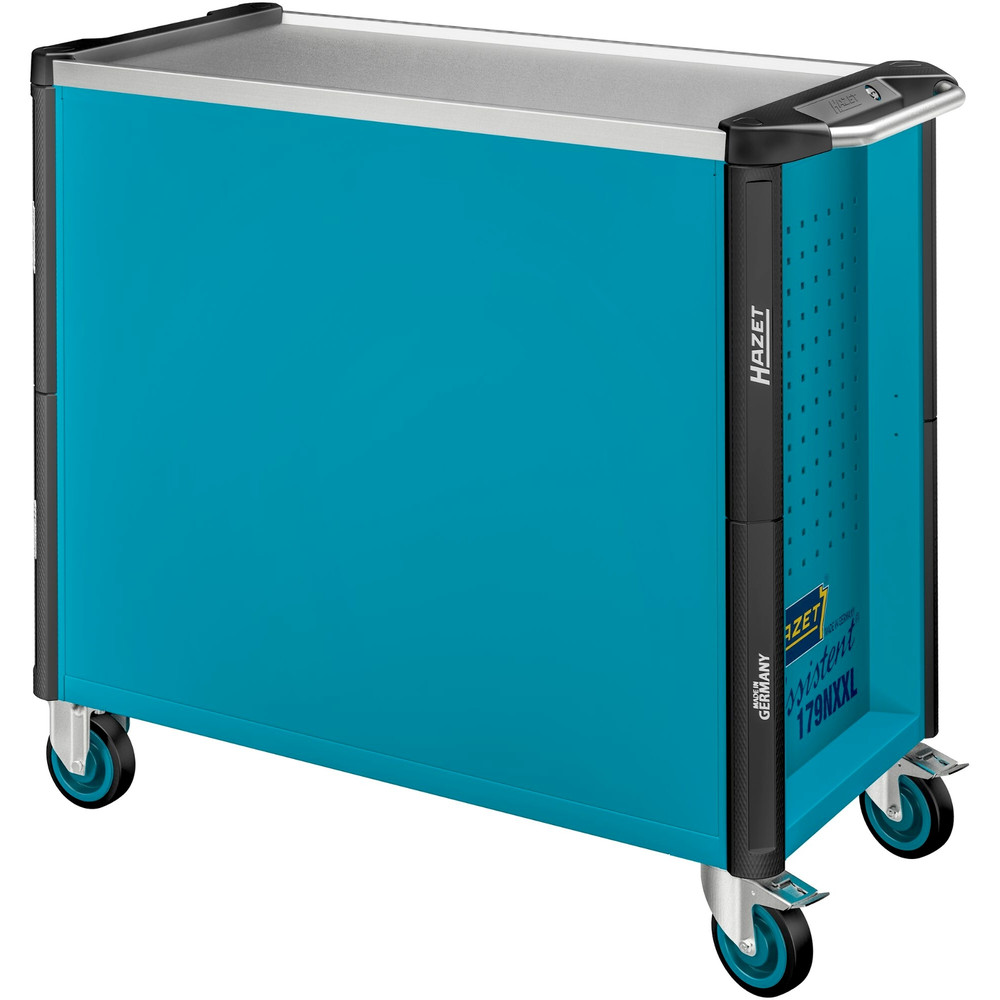 HAZET Werkstattwagen Assistent 179NXXL ∙ Sortiment 179NXXL-7/340 ∙ 340-teilig ∙ Schubladen, flach: 5× 81 x 870 x 398 mm ∙ Schubladen, hoch: 2× 166 x 870 x 398 mm Produktbild img9 L