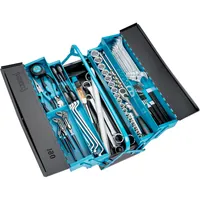 HAZET Metall-Werkzeugkasten ∙ mit Sortiment 190/80 ∙ 80-teilig ∙ 3 – 41 ∙ PH1 – PH3 ∙ PZ1 – PZ2 Produktbild
