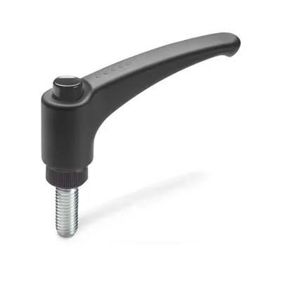 Produktbild von Ganter Norm® - Verstellbare Klemmhebel, Kunststoff, Gewindezapfen Stahl, mit Au