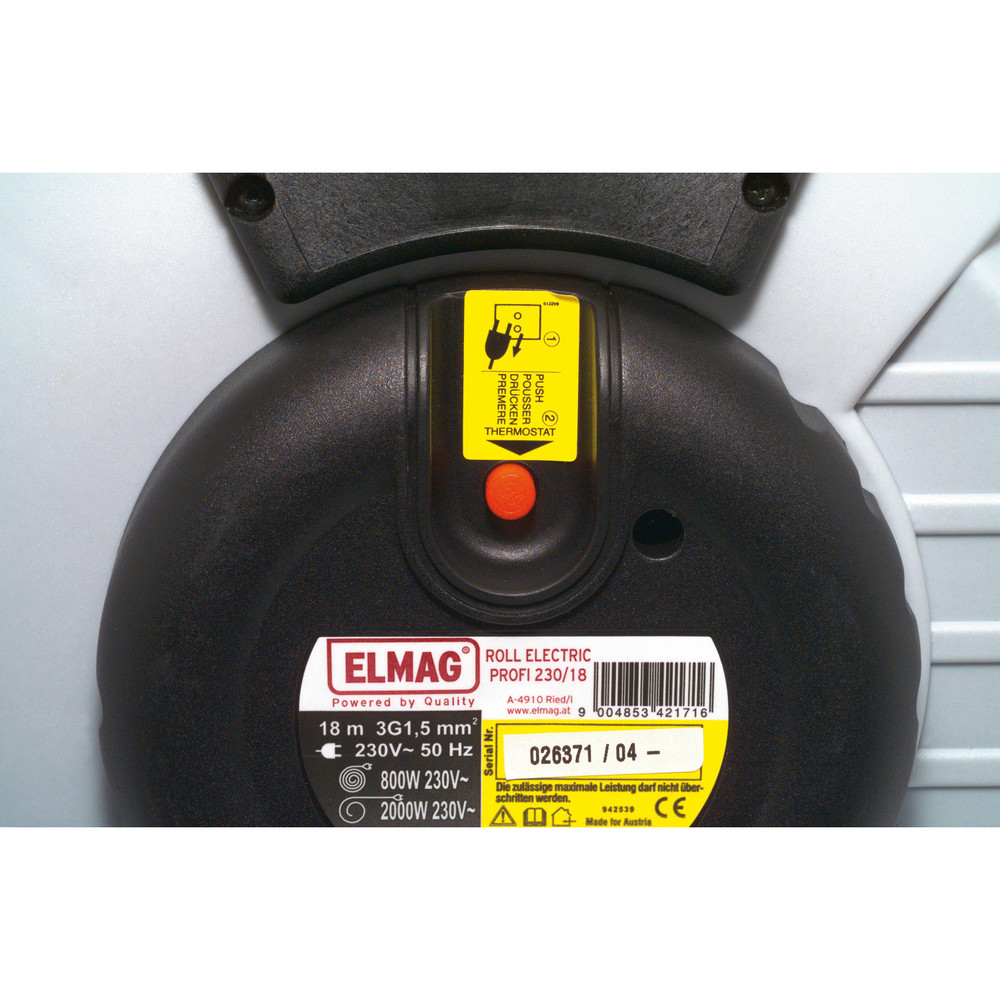 ELMAG Automatischer Kabelaufroller Roll Electric Junior 230/10 Produktbild img3 L