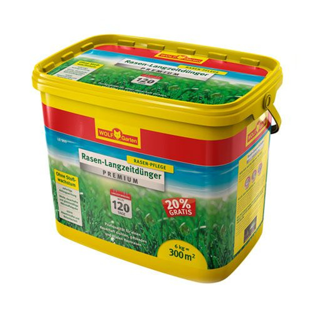 WOLF-Garten® Rasen-Lanzeitdünger LE 300 Premium 6kg Produktbild img2 L