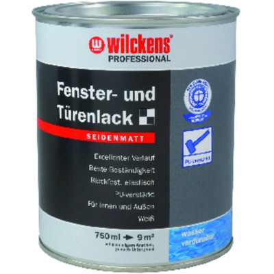 Produktbild von wilckens® - Fenster-und Türenlack seidenmatt, 750ml