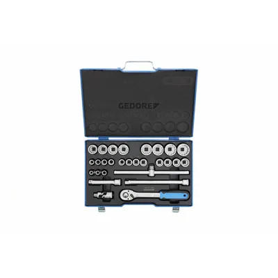 Produktbild von GEDORE - D 19 VMU-10 Steckschlüssel-Satz 1/2" 28-teilig UD 10-36 mm