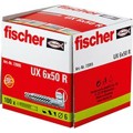 Produktbild von fischer - Universal-Nylondübel UX-R, mit Rand 6x50 R