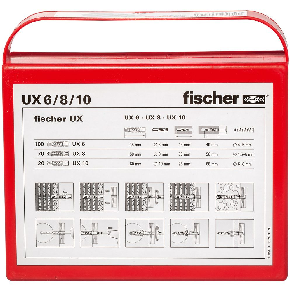 fischer Montage-Box/Set UX 6.8.10 Produktbild img9 L