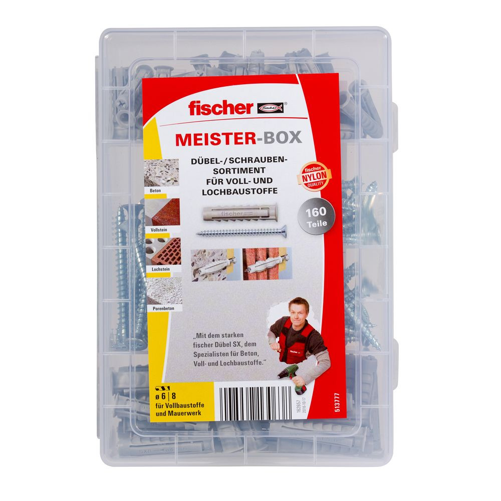 fischer Meister-Box mit Dübel SX+Schrauben Produktbild img14 L