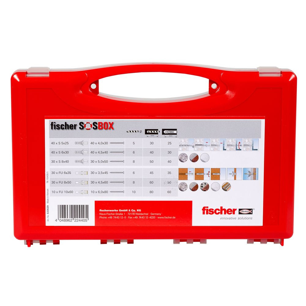 fischer Montage-Box/Set S + FU + Schrauben Produktbild img10 L