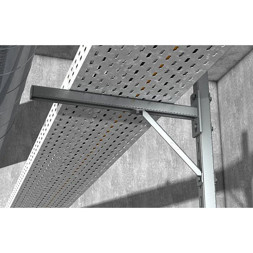 fischer Konstruktionselement - Winkelstütze, galvanisch verzinkt WS 31-45° Produktbild img8 L