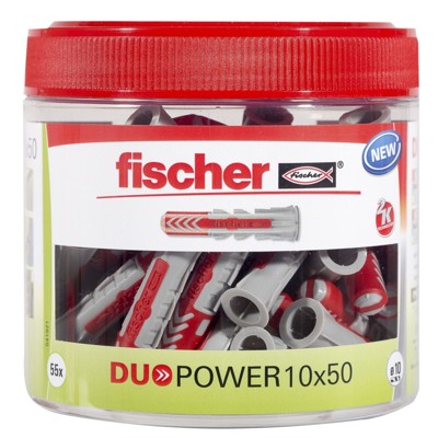 Produktbild von fischer - Universaldübel DUOPOWER aus zwei Materialkomponenten DUOPOWER 10x50 D