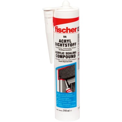 Produktbild von fischer - Acryldichtstoff DA 310ml weiß