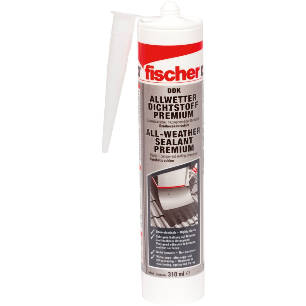fischer Dach-Dichtstoff DDK 310ml transparent Produktbild img2 L