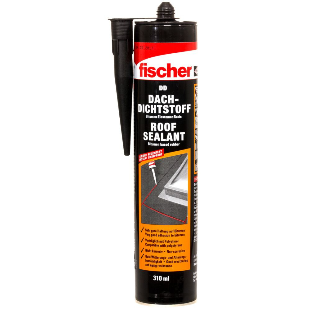 fischer Dach-Dichtstoff DD 310 ml schwarz Produktbild img2 L