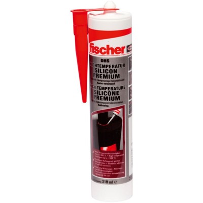 Produktbild von fischer - Hochtemperatursilicon DHS 310ml rot