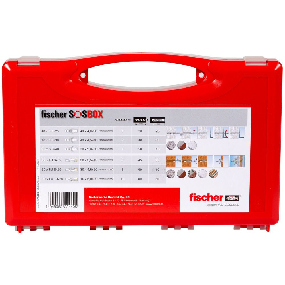 fischer Montage-Box/Set S + FU + Schrauben Produktbild img6 L