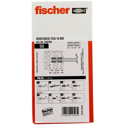 Produktbild von fischer - Gewindestangendübel RODFORCE FGD 10 M6