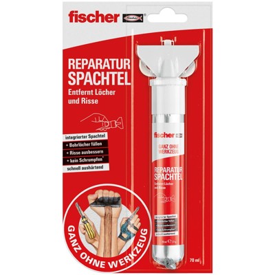 Produktbild von fischer - Raparatur Spachtel, naturweiß, 70ml