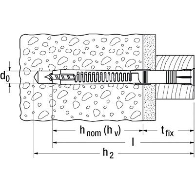 Produktbild von fischer - Langschaftdübel FUR T, galv. verzinkt 10x160 B (10)