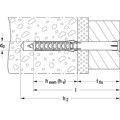 Produktbild von fischer - Langschaftdübel SXS Z, galv. verzinkt 8x150 Z E