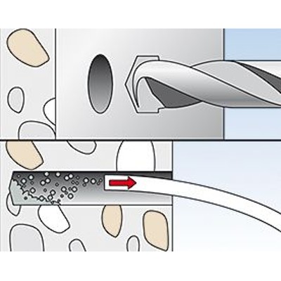 Produktbild von fischer - Innengewindeanker FH II-I, verzinkt 15/M12 I