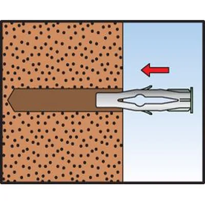 Produktbild von fischer - Universaldübel, Nylondübel FU 10x60