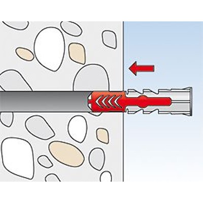 Produktbild von fischer - Spreizdübel DUOPOWER S mit Schraube Edelstahl A2 8x40 S A2 K (2)