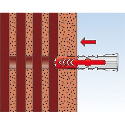 Produktbild von fischer - Spreizdübel DUOPOWER S mit Schraube Edelstahl A2 8x40 S A2 K (2)