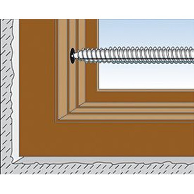 Produktbild von fischer - Fensterrahmenschraube FFSZ, Zylinderkopf 7,5x112 T30