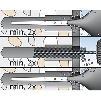 Produktbild von fischer - Highbond dynamic FHB-A dyn Stahl verzinkt 12x100/25