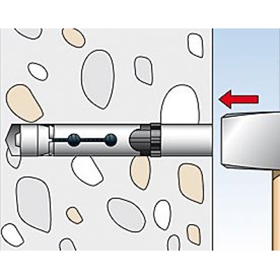 Produktbild von fischer - Innengewindeanker FH II-I, verzinkt 15/M12 I