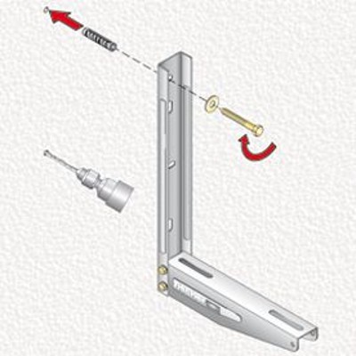 Produktbild von fischer - Klimagerätebefestiger KLIMA KLIK EASY 400/420/380