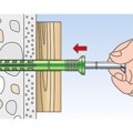 Produktbild von fischer - Nageldübel GREEN, N-Senkkopf, galv. verzinkt 8x80/40 S (45)