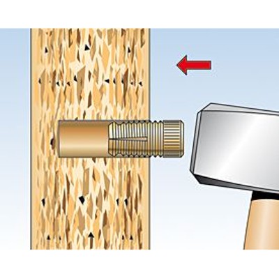 Produktbild von fischer - Messingdübel PA 4 M10/25