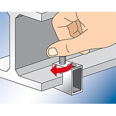 Produktbild von fischer - Trägerklammer SS-TKL M10/M12