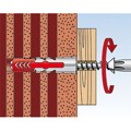 Produktbild von fischer - Spreizdübel DUOPOWER S mit Schraube Edelstahl A2 8x40 S A2 K (2)