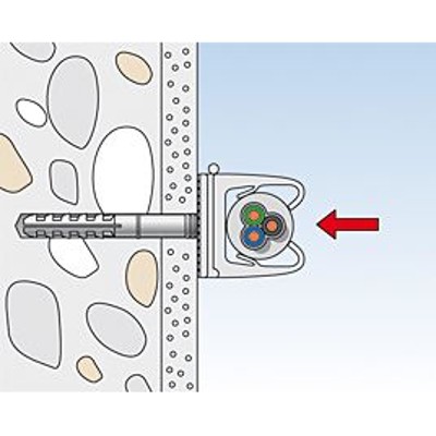 Produktbild von fischer - Clipschelle FC 6-9 GR