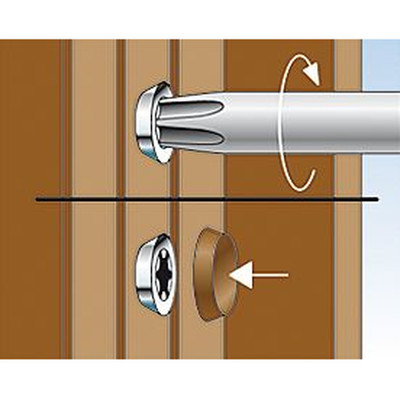Produktbild von fischer - Fensterrahmenschraube FFSZ, Zylinderkopf 7,5x112 T30