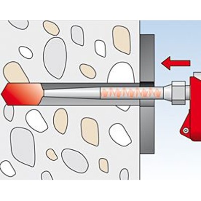 Produktbild von fischer - Highbond dynamic FHB-A dyn Stahl verzinkt 12x100/25