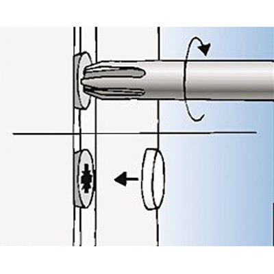 Produktbild von fischer - Fensterrahmendübel mit Senkkopfschraube F 10 S 165