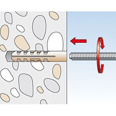 Produktbild von fischer - Spreizdübel, Nylon, M-S, für metrische Schrauben M10