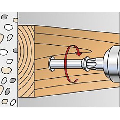 Produktbild von fischer - Langschaftdübel SXR T, galv. verzinkt 10x80 T