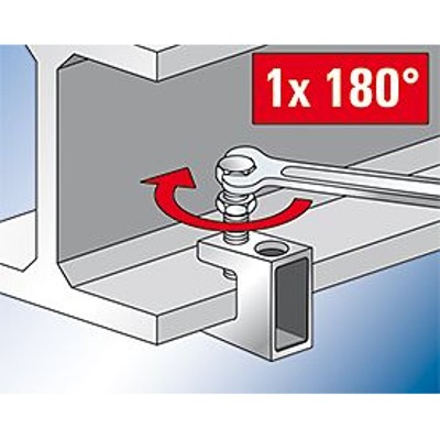 Produktbild von fischer - Trägerklammer SS-TKL M10/M12