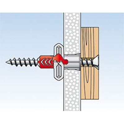 Produktbild von fischer - Spreizdübel DUOPOWER S mit Schraube Edelstahl A2 8x40 S A2 K (2)