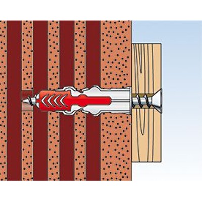 Produktbild von fischer - Spreizdübel DUOPOWER S mit Schraube Edelstahl A2 8x40 S A2 K (2)