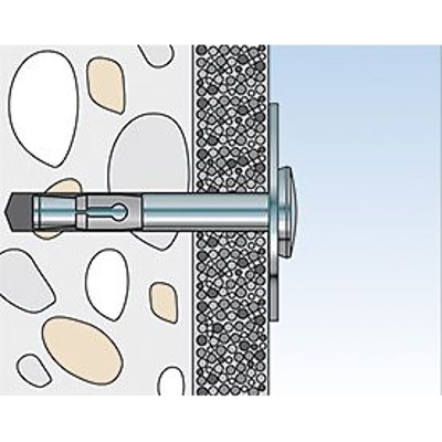 Produktbild von fischer - Nagelanker FNA II, RB, Edelstahl R 6x30/30 R RB (200)